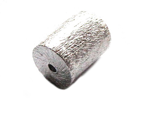 Tnnchen /Walze /Zylinder, Silber 925/- gebrstet, ca. 8x6mm